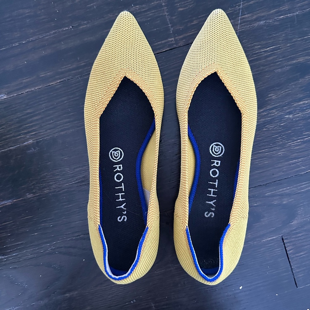 Rothy’s Pointed flats - Women | Color: yellow | Size: 8.5